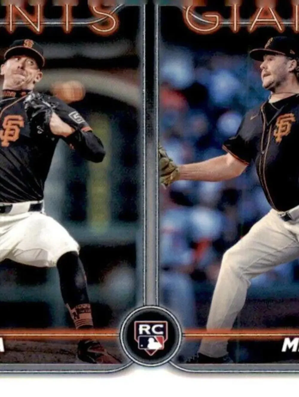 Nick Avila & Erik Miller San Francisco Giants Rookie Combos Baseball Card 2024